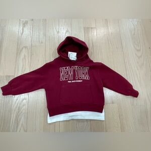 Zara New York Hoodie Girls